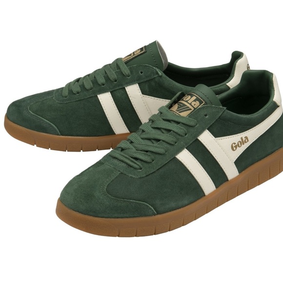 Gola Other - Gola Classics Men's Hurricane Suede Sneakers - Size 11
Evergreen/Offwhite/Gum